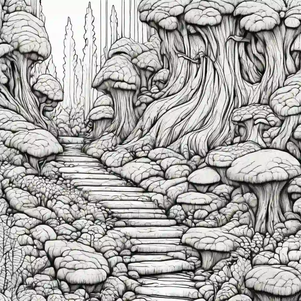 Moss coloring pages